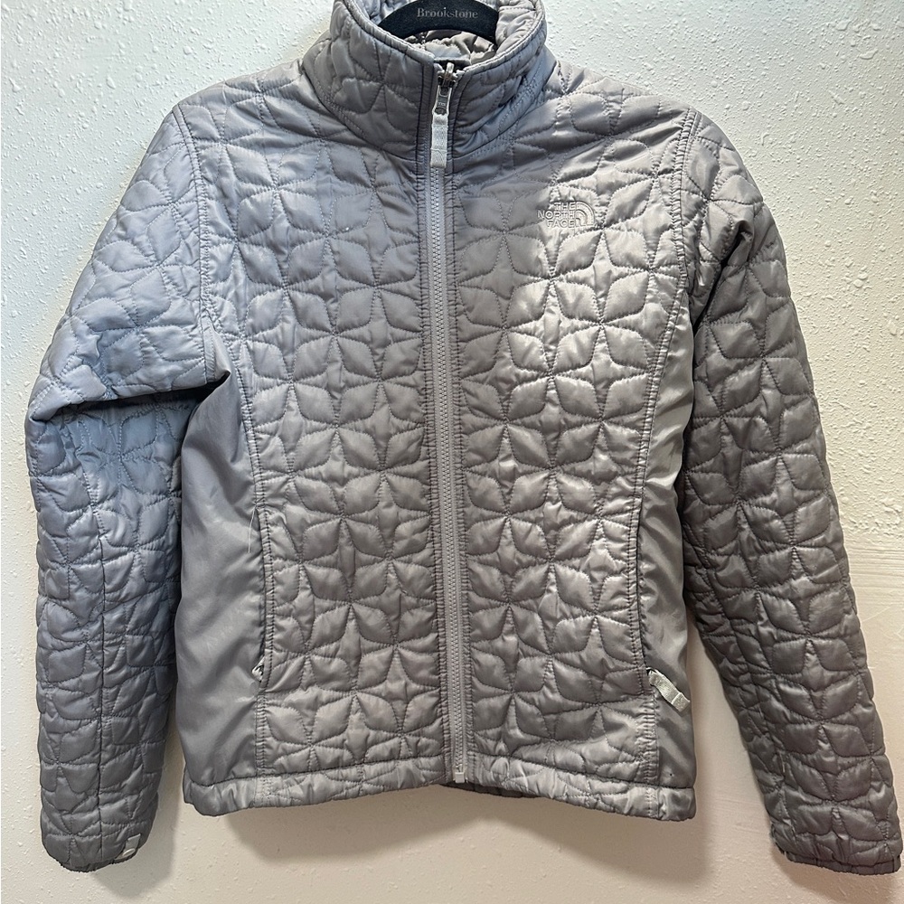 The Northface Gray Quilted Jacket